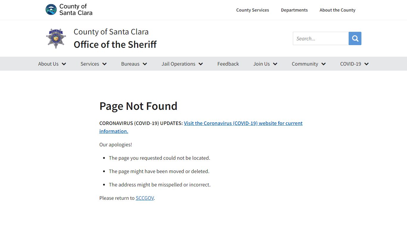 OFFICE CUSTODY BUREAU INMATE RULEBOOK - Santa Clara County Sheriff's Office